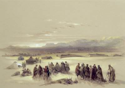 Monte Seir, Wady el Ghar, 4 marzo 1839 da David Roberts